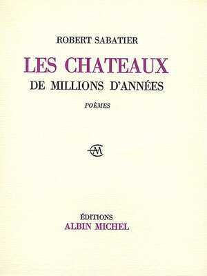 cover image of Les Châteaux de millions d'années